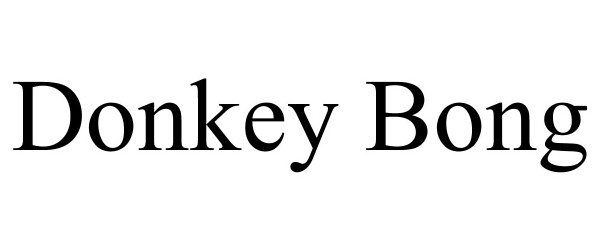 Trademark Logo DONKEY BONG