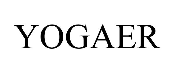 Trademark Logo YOGAER
