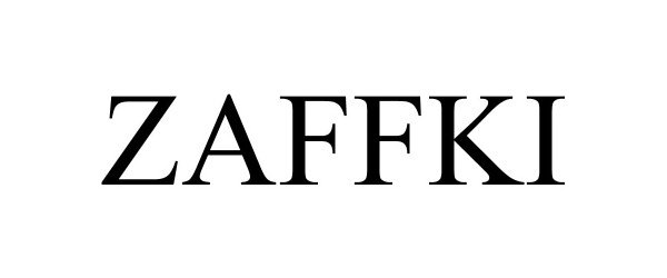 Trademark Logo ZAFFKI