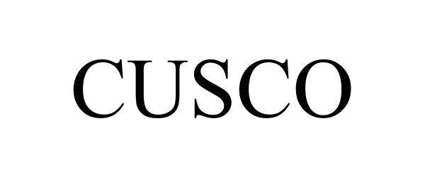 Trademark Logo CUSCO