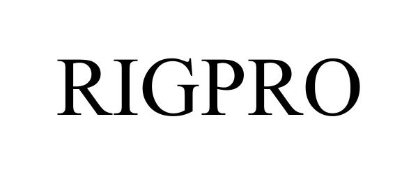 Trademark Logo RIGPRO