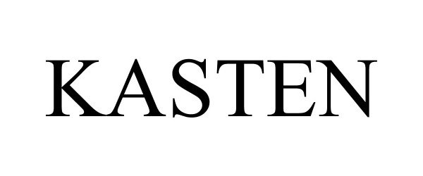 Trademark Logo KASTEN