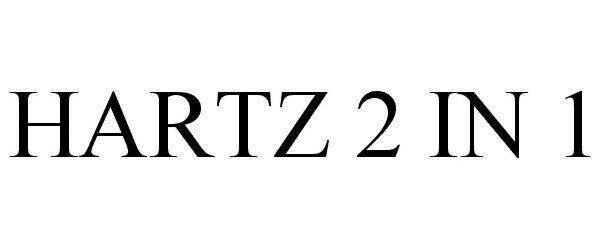  HARTZ 2 IN 1