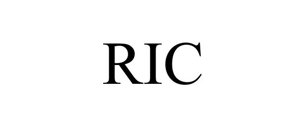 Trademark Logo RIC