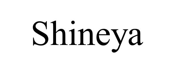 Trademark Logo SHINEYA
