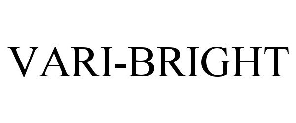 Trademark Logo VARI-BRIGHT