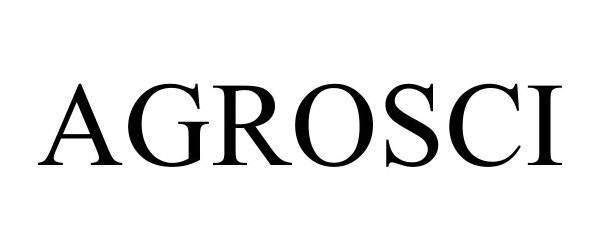 Trademark Logo AGROSCI