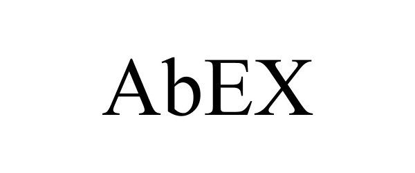 Trademark Logo ABEX