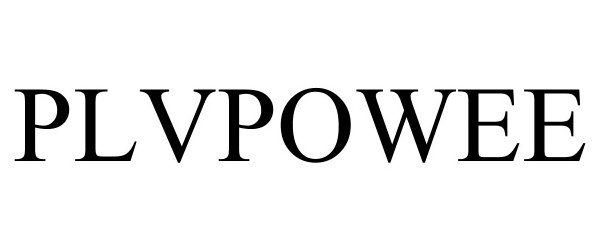 Trademark Logo PLVPOWEE