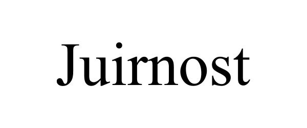 Trademark Logo JUIRNOST