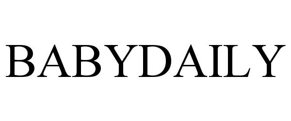 Trademark Logo BABYDAILY