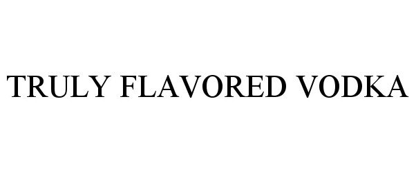  TRULY FLAVORED VODKA