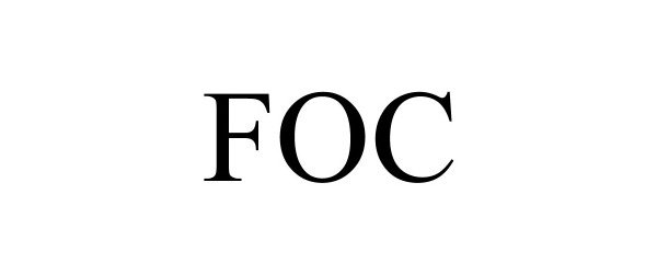 Trademark Logo FOC