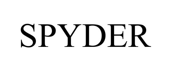 Trademark Logo SPYDER