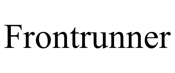 Trademark Logo FRONTRUNNER