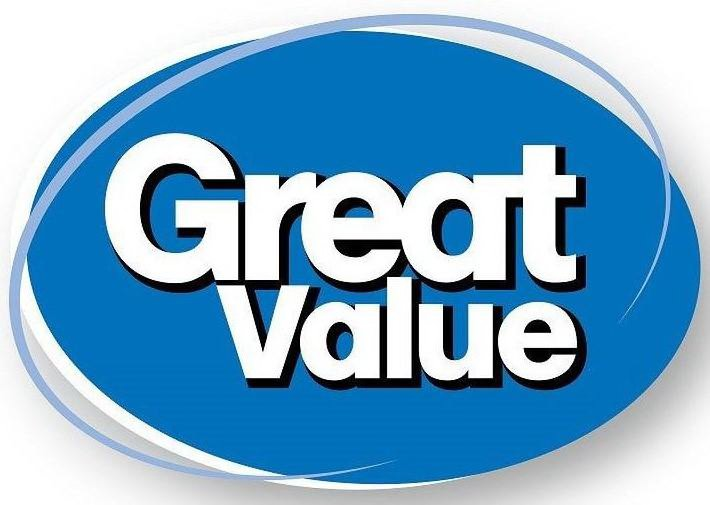 Trademark Logo GREAT VALUE