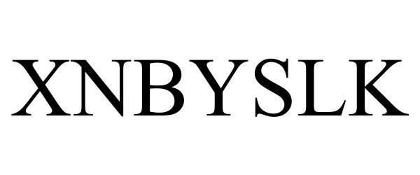 Trademark Logo XNBYSLK