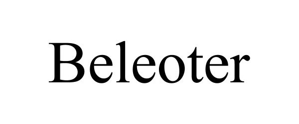 Trademark Logo BELEOTER