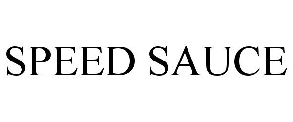 Trademark Logo SPEED SAUCE