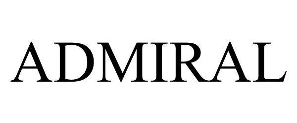 Trademark Logo ADMIRAL