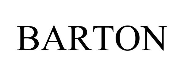 Trademark Logo BARTON