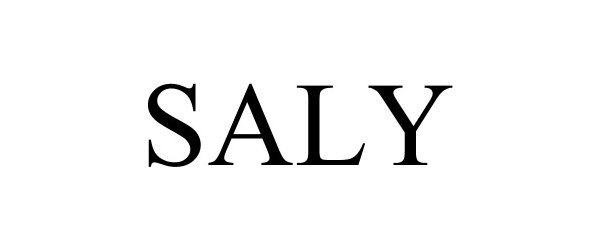 Trademark Logo SALY