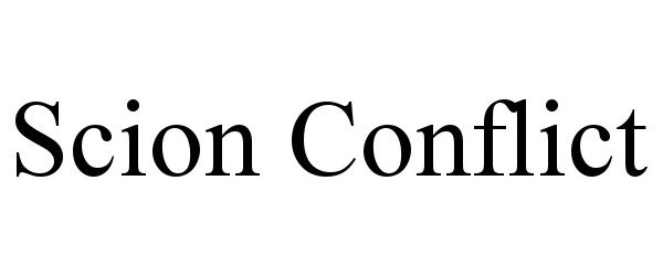 Trademark Logo SCION CONFLICT
