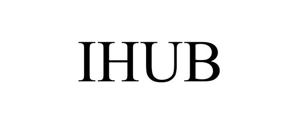 Trademark Logo IHUB