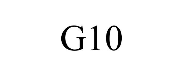 Trademark Logo G10