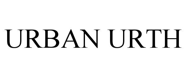 Trademark Logo URBAN URTH