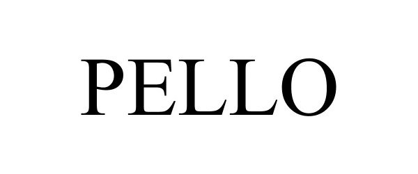 Trademark Logo PELLO