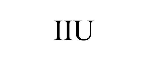 Trademark Logo IIU