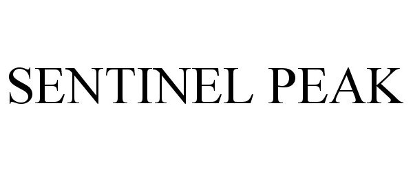 Trademark Logo SENTINEL PEAK