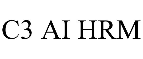 Trademark Logo C3 AI HRM