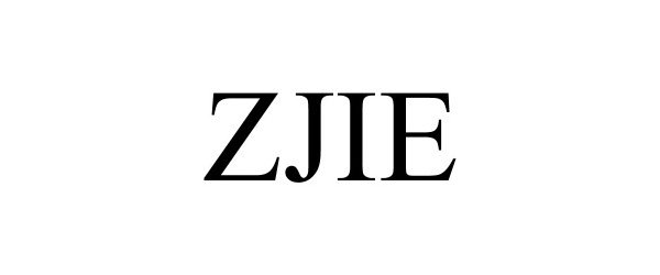 Trademark Logo ZJIE
