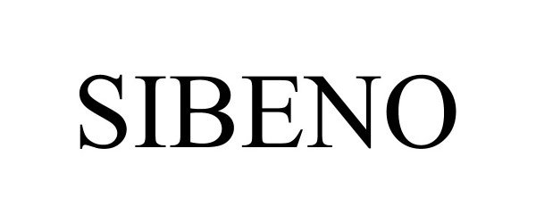 Trademark Logo SIBENO