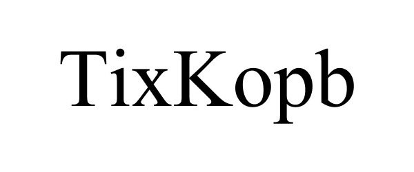  TIXKOPB