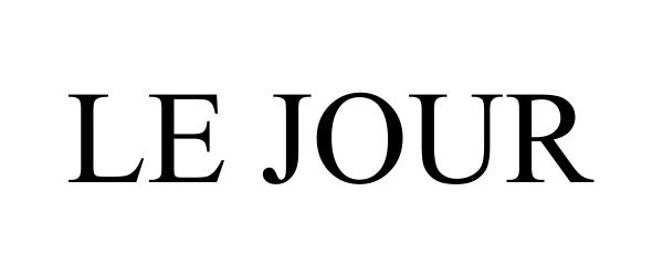 Trademark Logo LE JOUR