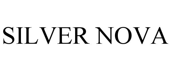 Trademark Logo SILVER NOVA