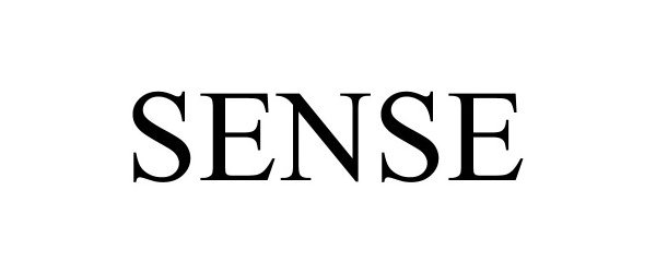 Trademark Logo SENSE