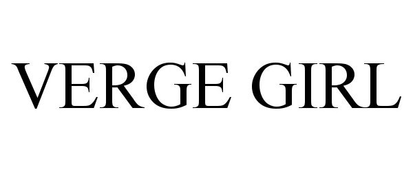 VERGE GIRL