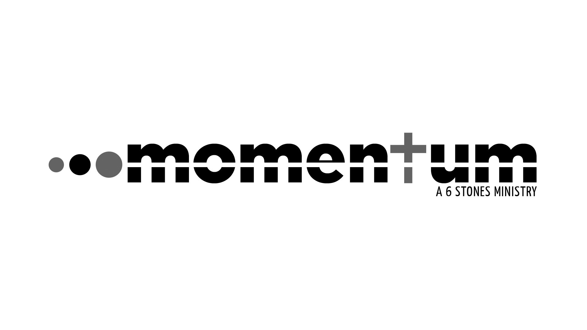 Trademark Logo MOMENTUM A 6 STONES MINISTRY