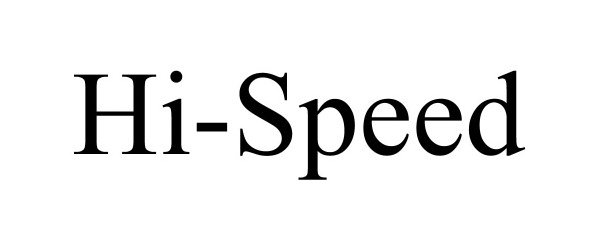 Trademark Logo HI-SPEED