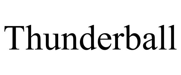 Trademark Logo THUNDERBALL