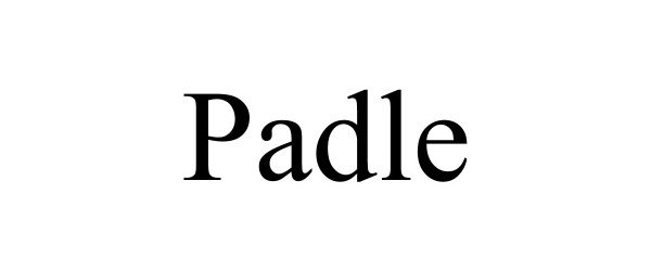 Trademark Logo PADLE
