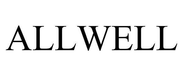 Trademark Logo ALLWELL