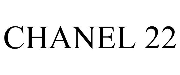 Trademark Logo CHANEL 22