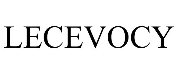 Trademark Logo LECEVOCY