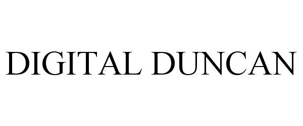 Trademark Logo DIGITAL DUNCAN