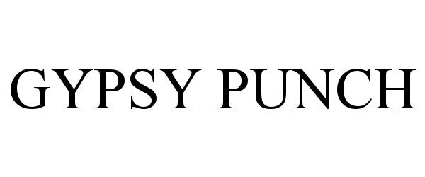 Trademark Logo GYPSY PUNCH